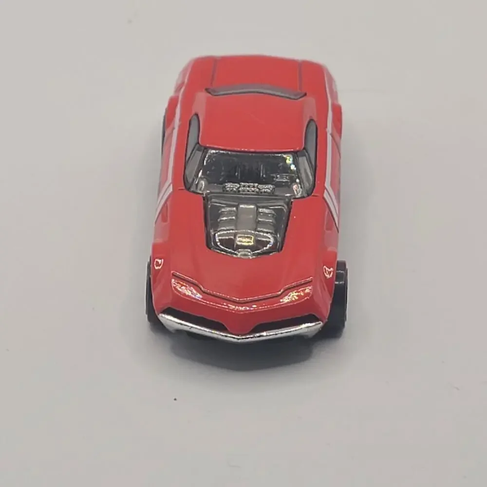 Hot Wheels Muscle Speeder 2015 Red Car /w White Stripe Malaysia